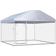 Shumee Outdoor Dog Kennel With Roof 200 × 200 × 135 cm - Dog Pen