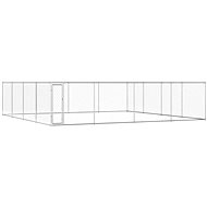 Shumee Outdoor Dog Kennel Galvanised Steel 760 × 760 × 195 cm - Dog Pen