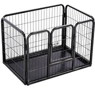 Shumee Dog pen steel 93 × 63 × 61 cm - Dog Playpen