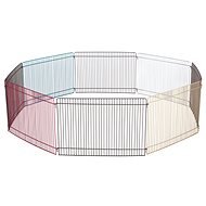 Trixie Painted Metal Playpen for Small Rodents 8 Parts 34 × 23cm 86cm - Pen for Rodents