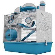 Duvo+ Smurfs rodent cage 50 × 33 × 44,5 cm - Cage for Rodents