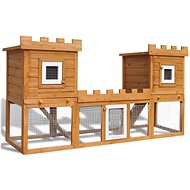 Shumee Garden Rabbit House Large Double 192 × 50 × 101cm - Rabbit Hutch