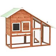 Shumee Rabbit hutch solid fir wood 140 × 63 × 120 cm - Rabbit Hutch