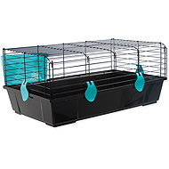 Small Animals Michal black, equipment blue 100 × 55 × 39 cm - Cage for Rodents