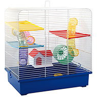 Small Animals CH5 white and blue 49 × 32,5 × 52,5 cm - Cage for Rodents