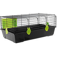 Small Animals Matěj black, equipment green 80 × 46 × 35 cm - Cage for Rodents
