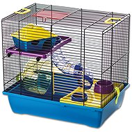 Tommi Cage Gino I colour with equipment 48 × 28 × 38 cm mix of colours - Cage for Rodents