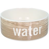 Dog Fantasy Bowl DF Ceramic Pattern Wood 770ml - Dog Bowl