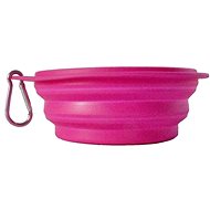 Akinu Folding Bowl Pink 500ml - Travel Bowl for Dogs and Cats