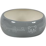 Zolux Ceramic Bowl Grey 300ml - Bowl for Rodents