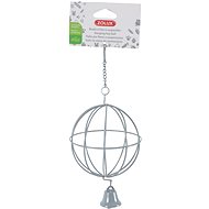 Zolux Hanging Ball Metal Grey - Rodent Feeder