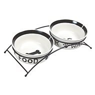 Trixie Set of Bowls with Stand 2 × 1.6l/20cm - Dog Bowl