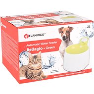 Flamingo Automatic Fountain Bellagio Green 2000ml - Fountain for Cats