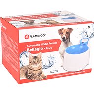 Flamingo Automatic Fountain Bellagio Blue 2000ml - Fountain for Cats