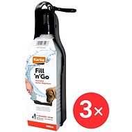 Karlie portable water bottle 500 ml 3 pcs - Travel Bottle for Cats and Dogs