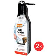 Karlie Portable Water Bottle 750 ml 2 pcs - Travel Bottle for Cats and Dogs