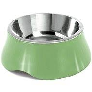 IMAC Dog Bowl Stainless-steel Plastic Green 1900ml - Dog Bowl