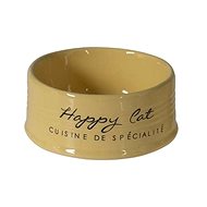 DUVO+ Happy Cat Ceramic Bowl Yellow 10,5cm 300ml - Cat Bowl