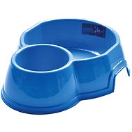 Cobbys Pet Double Plastic Bowl 0.85l - Dog Bowl
