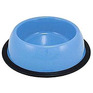 Cobbys Pet Silver Anti-slip Plastic Bowl 26 × 6cm 1l - Dog Bowl