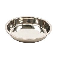 DUVO+ Shallow Stainless-steel Bowl for Puppies 20cm 740ml - Dog Bowl