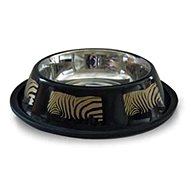 Les Filous Anti-Skid Zebra Bowl - Dog Bowl