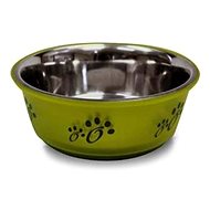 Les Filous Fusion Bowl Stainless-steel Bowl with Paws 17cm 0.95L - Dog Bowl
