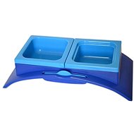 Cobbys Pet Rialto Bowl for Two Trays 33 × 17 × 7.5cm - Dog Bowl