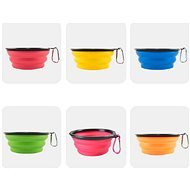 EzPets2U Travel Silicone Bowl 13cm 450ml - Travel Bowl for Dogs and Cats