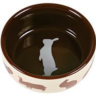 Trixie Ceramic Coloured Bowl for Rabbits 250ml/11cm - Bowl for Rodents