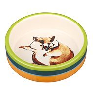 Trixie Ceramic Hamster Bowl 80ml/8cm - Bowl for Rodents