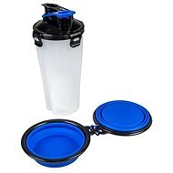 Duvo+ Travel set for food and water 350 ml 11 × 11 × 23cm - Dog Bowl