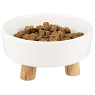 Duvo+ Stone Up Timber bowl with feet - Dog Bowl