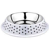Duvo+ Non-slip stainless steel bowl dotted - Dog Bowl