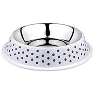 Duvo+ Non-slip stainless steel bowl dotted 2100 ml 32,3 × 6,1 cm XL - Dog Bowl