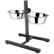 Akinu Adjustable bowl stand black 2 × 2,7 L - Dog Bowl