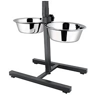 Akinu Adjustable bowl stand black 2 × 4.5 L - Dog Bowl