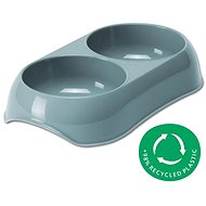 Moderna Bowl Gusto double 2 × 200 ml, light blue - Cat Bowl