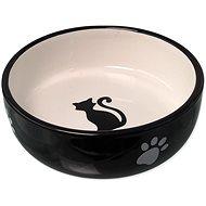 Magic Cat Ceramic bowl black/white 170 ml - Cat Bowl