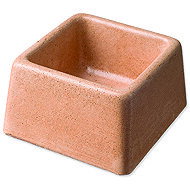 BE-MI Concrete bowl square - Bowl for Rodents