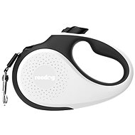 Reedog Senza Premium Self-winding Leash M 25kg/5m Tape/White - Leash