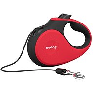 Reedog Senza Premium Self-winding Leash M  20kg / 5m Cable / Red - Leash