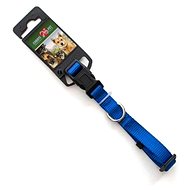 Cobbys Pet Adjustable Textile Collar Blue 30-45cm × 1cm - Dog Collar