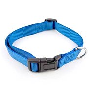 Cobbys Pet Adjustable Textile Collar Blue 35-50cm × 2cm - Dog Collar