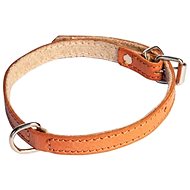 Cobbys Pet Collar Genuine Leather Lined Natural Brown - Dog Collar