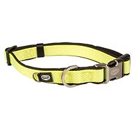 DUVO+ Neon yellow nylon collar 40-65 × 2,5cm - Dog Collar