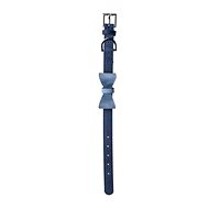 Pet Amour Collar Navy with bow S - Dog Collar