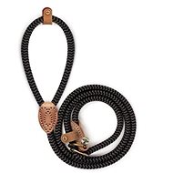 M&P Retractable collar with leash black - Dog Collar