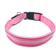 Bentech LED illuminated collar DC1200 pink M - Dog Collar