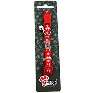 Akinu Cat Dots Red 20-30 × 1cm - Cat Collar